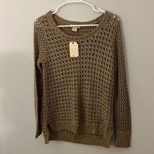 Lucky Brand gold sweater